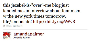 Illustration for article titled Michael & Lindsay Lohan's Dramz On Twitter; Amanda Palmer's News